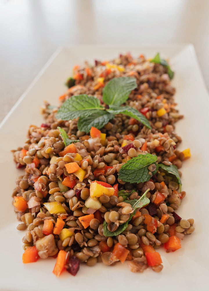 Topia's Fresh Herb Lentil  & Veggie Salad